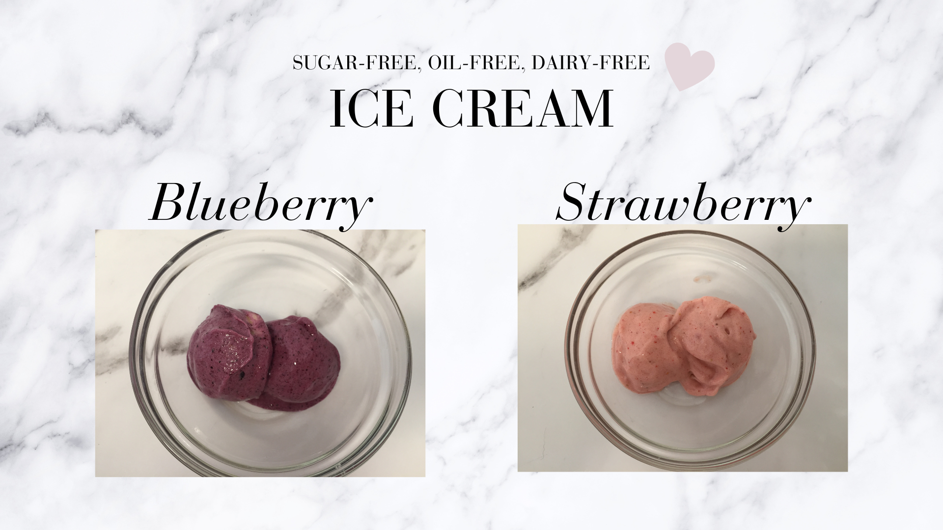 How to Make 2-Ingredient Vegan Ice Cream | Healthy, Sugar-Free, Oil-Free, and Dairy-Free 🍓🍌