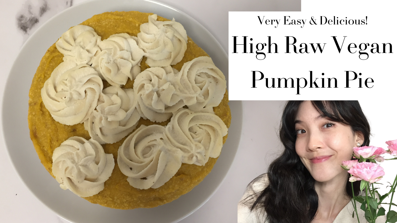 How to Make High Raw Vegan Pumpkin Pie Recipe | Guilt-Free Dessert for the Holidays!