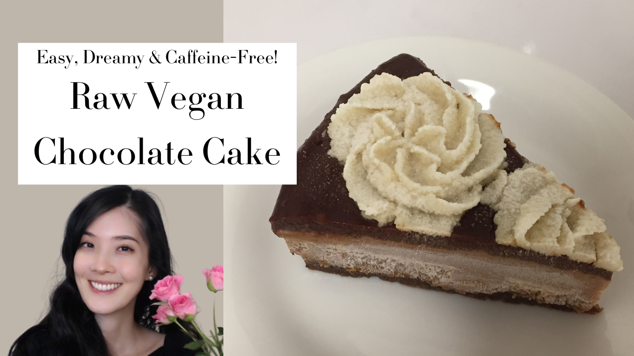 How to Make Heavenly Delicious Raw Vegan Chocolate Cake with No Caffeine